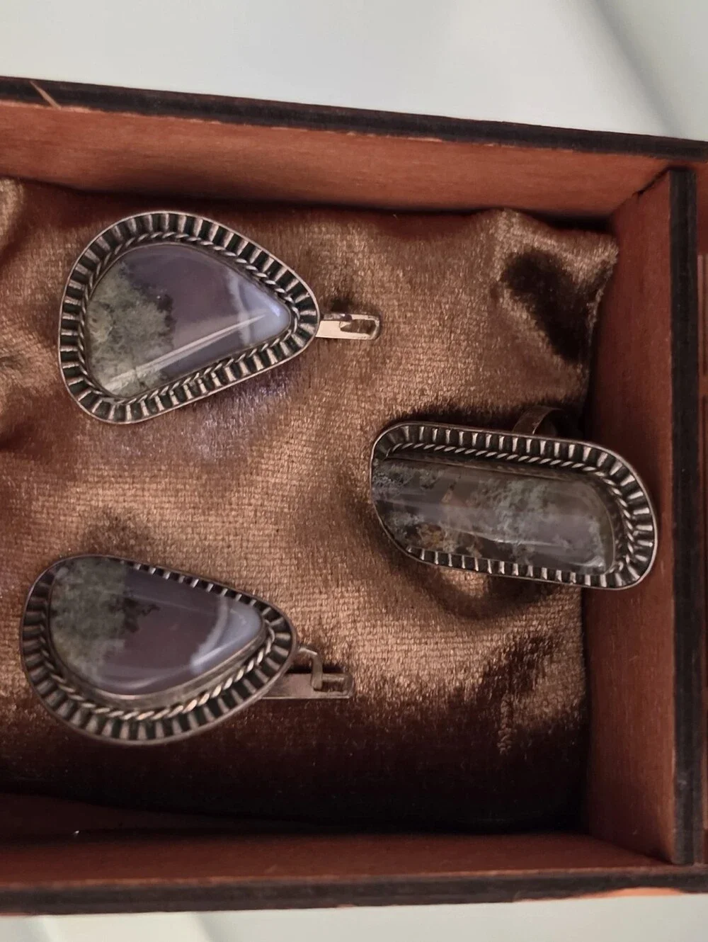 Armenian 925 Sterling Silver Earrings Ring Sets